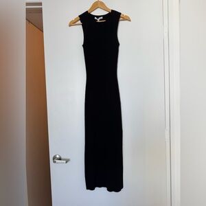 Reformation sleeveless  midi cashmere sweater dress